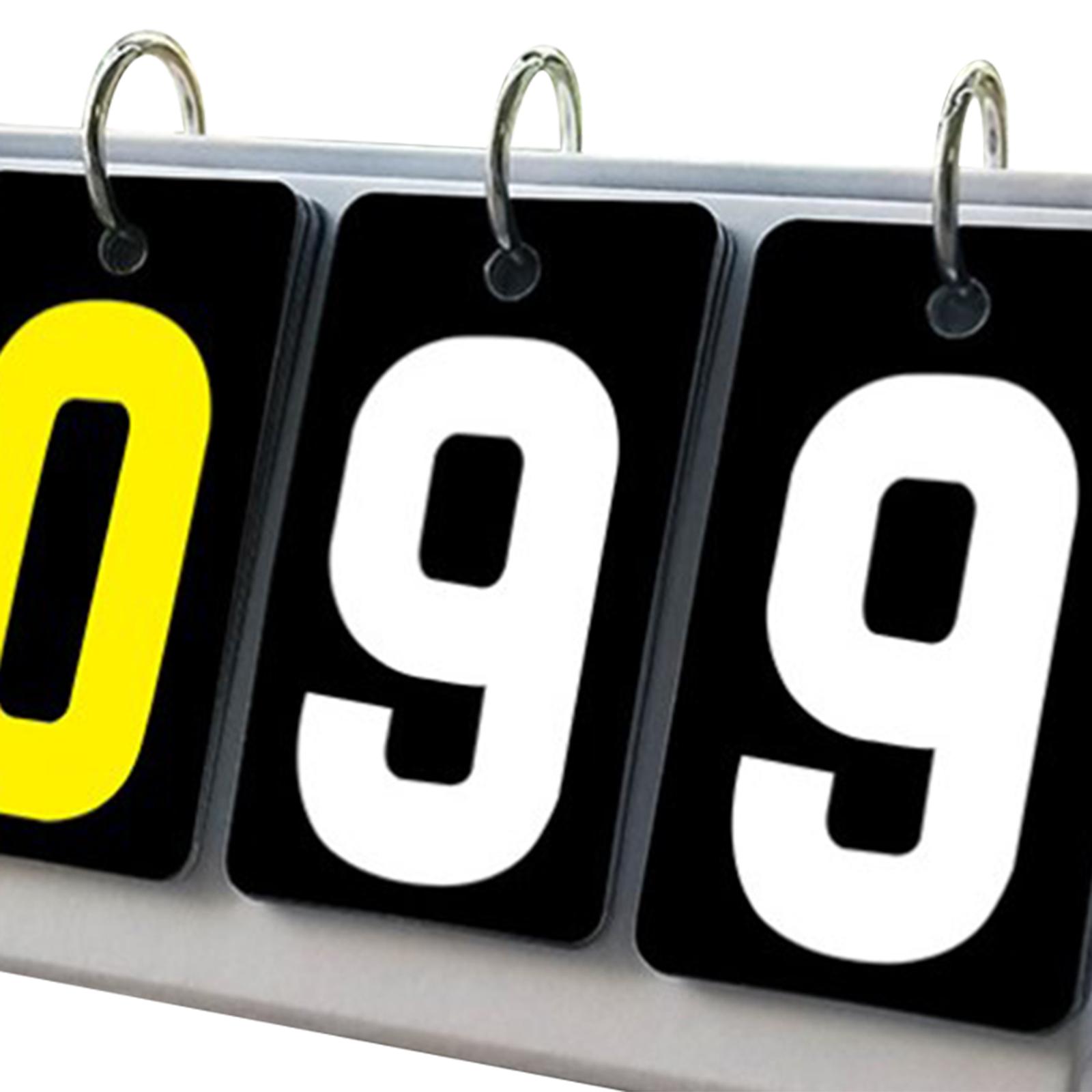 Badminton Score Counter - Flip Number Score Scoreboard Manual Score