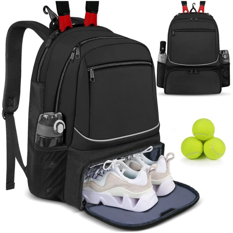 Badminton Outdoor - Large Capacity Tennis Backpack Sports Racket