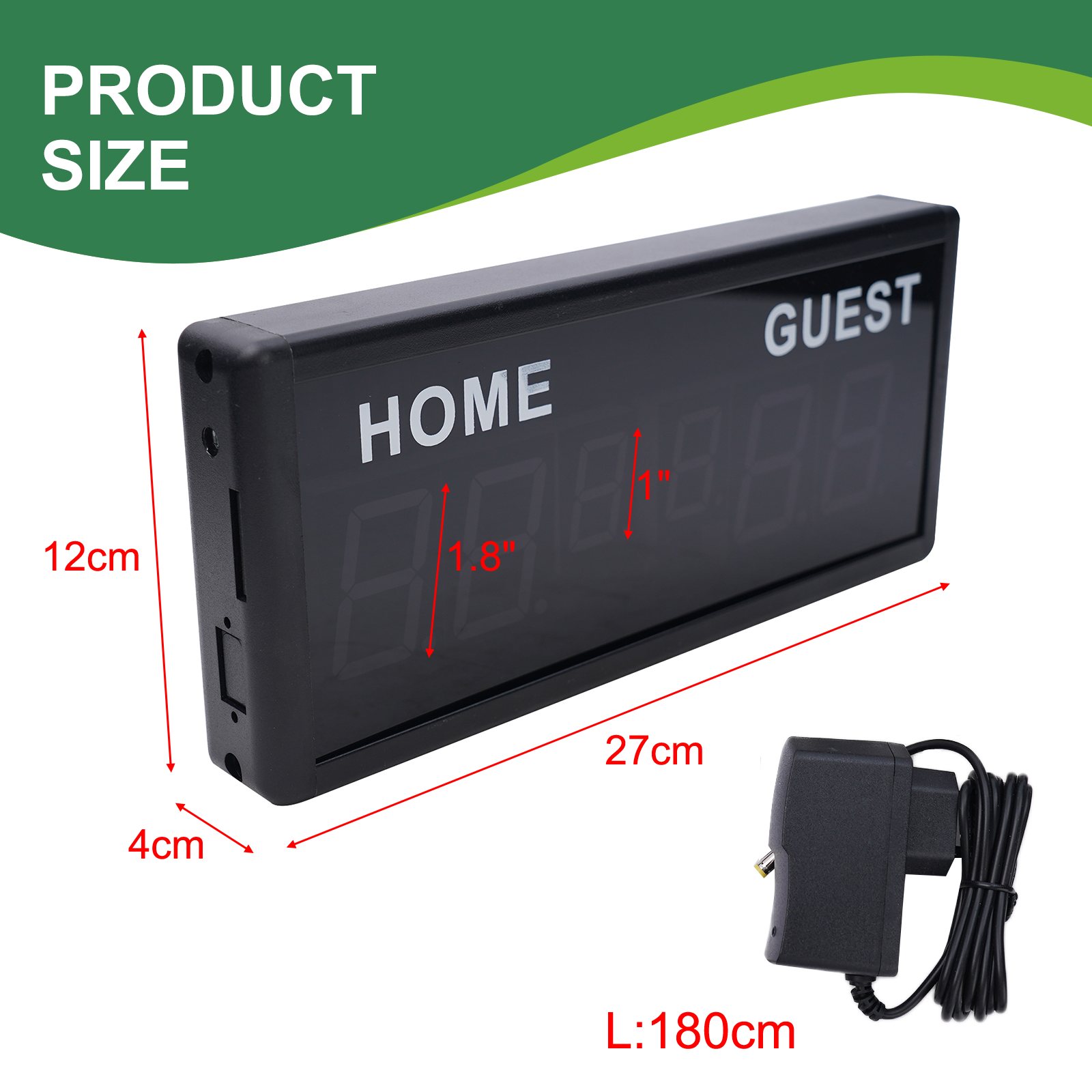 6-Digit LED Electronic Score K - Badminton Score Counter recension och pris
