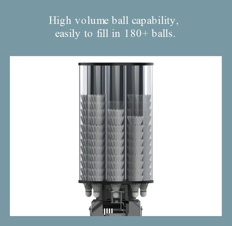 Hot Sales Auto Shuttlecock Fee - Feeder Machine Badminton recension och pris