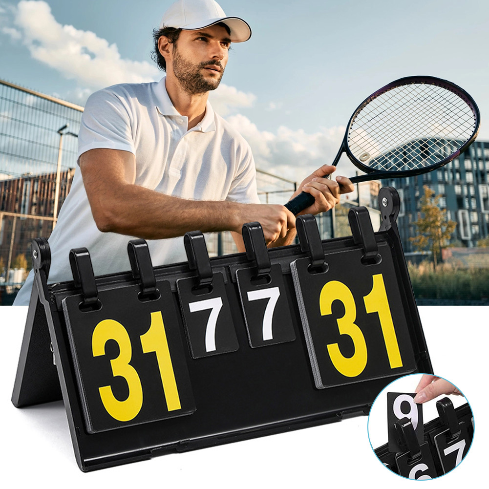 Flip Scorekeeper,Portable Scor - Badminton Score Counter recension och pris