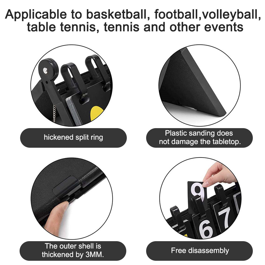 Flip Scorekeeper,Portable Scor - Badminton Score Counter recension och pris