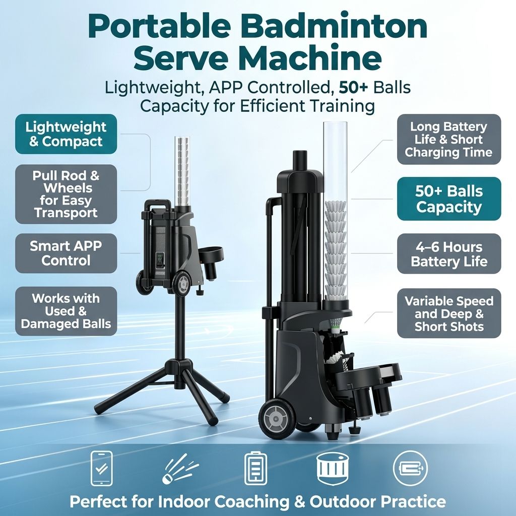JMZ Badminton Ball Feeder Auto - Feeder Machine Badminton recension och pris