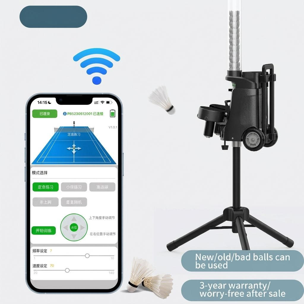 JMZ Badminton Ball Feeder Auto - Feeder Machine Badminton recension och pris